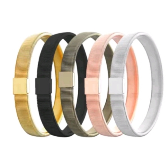 1pcs Bracelet or Sleeve Cuff Holder Metal Sleeve Garter 2 in 1 - Picture 8 of 12